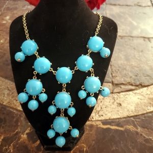 Bubble Bib turqouise statement necklace